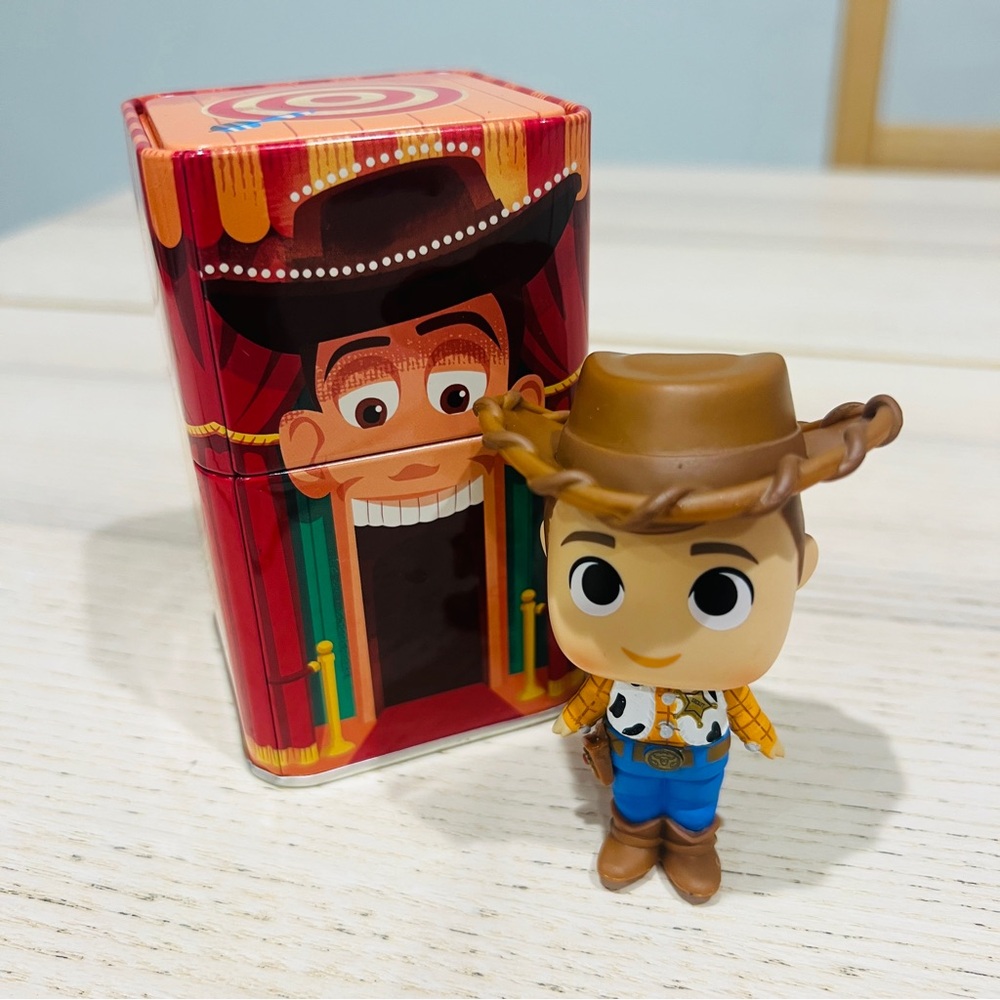 Toy Story Woody Disney Treasures Festival of Friends Funko Pop Mystery Minis Tin